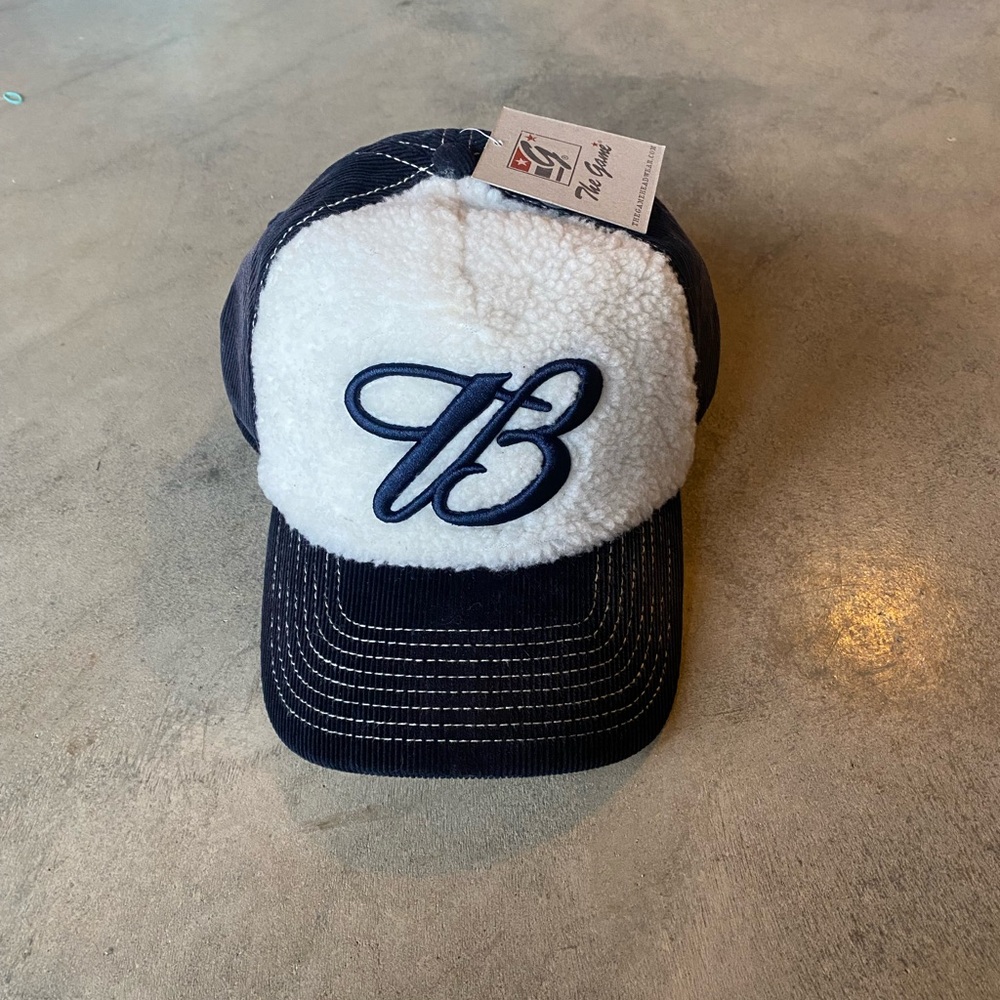 Woman’s The Game Budweiser Navy and White Cap with Embroidered Logo